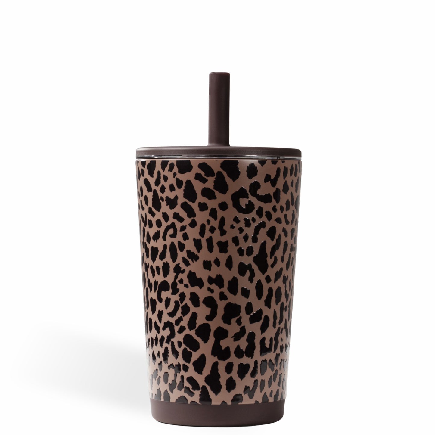HydroJug | Everyday Tumbler 14oz - Ceramic-Lined Spill-Free Kids Tumbler – Brown Leopard
