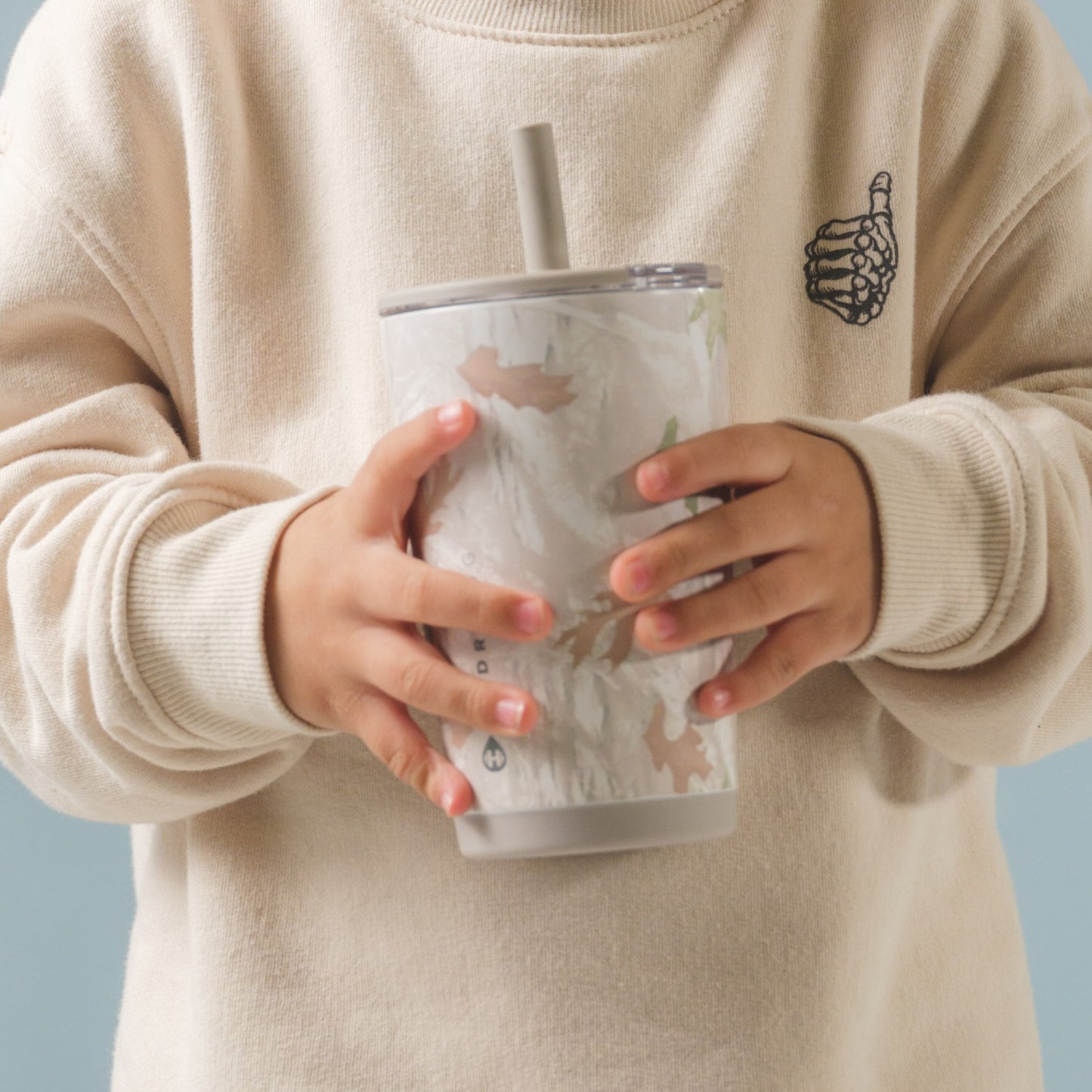 HydroJug | Everyday Tumbler 14oz - Ceramic-Lined Spill-Free Kids Tumbler – Camo