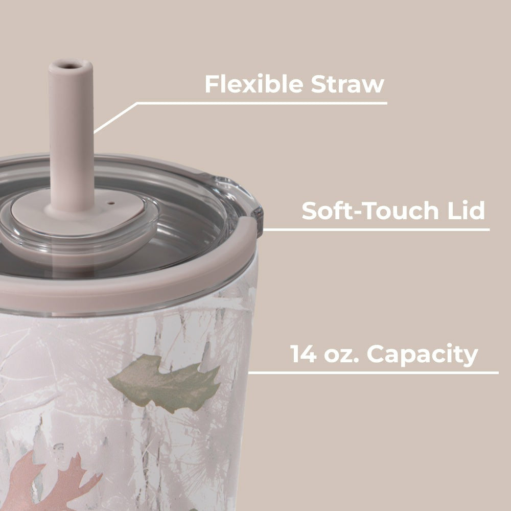 HydroJug | Everyday Tumbler 14oz - Ceramic-Lined Spill-Free Kids Tumbler – Camo