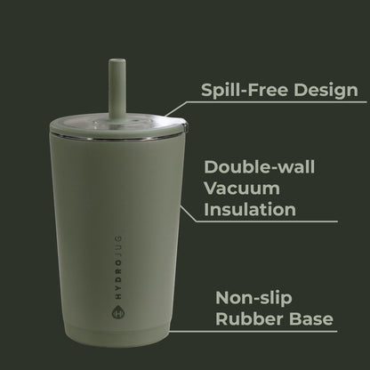 HydroJug | Everyday Tumbler 14oz - Ceramic-Lined Spill-Free Kids Tumbler – Courtyard