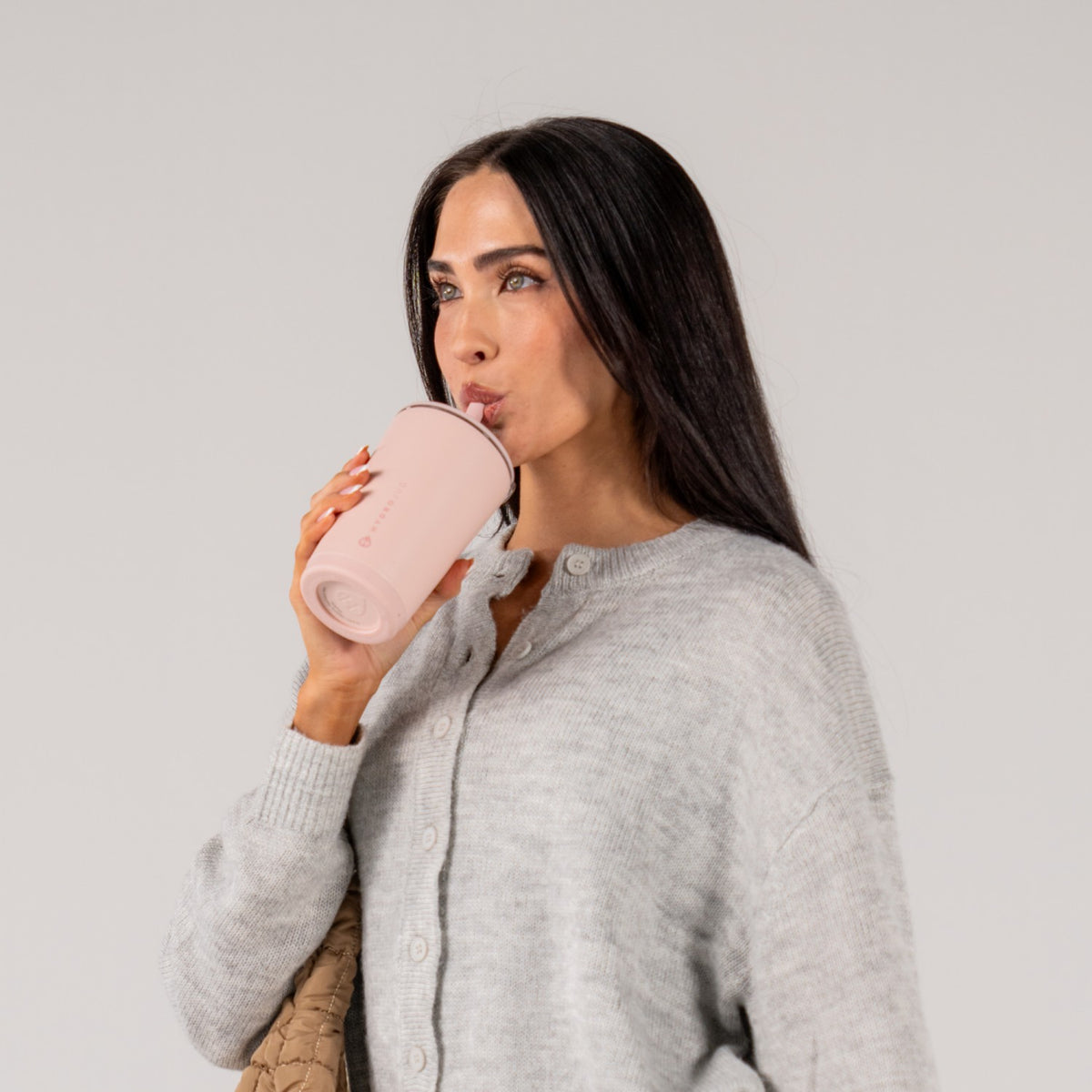 HydroJug | Everyday Tumbler 14oz - Ceramic-Lined Spill-Free Kids Tumbler – Dusty Rose