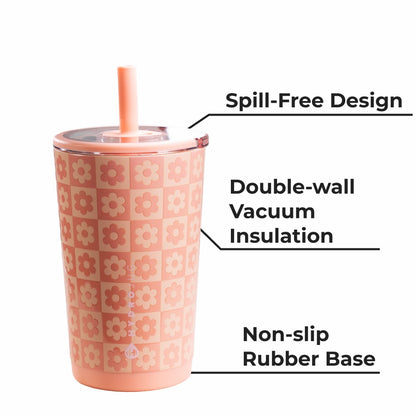 HydroJug | Everyday Tumbler 14oz - Ceramic-Lined Spill-Free Kids Tumbler – Daisy Checkers