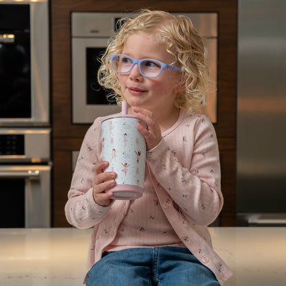 HydroJug | Everyday Tumbler 14oz - Ceramic-Lined Spill-Free Kids Tumbler – Ballerina