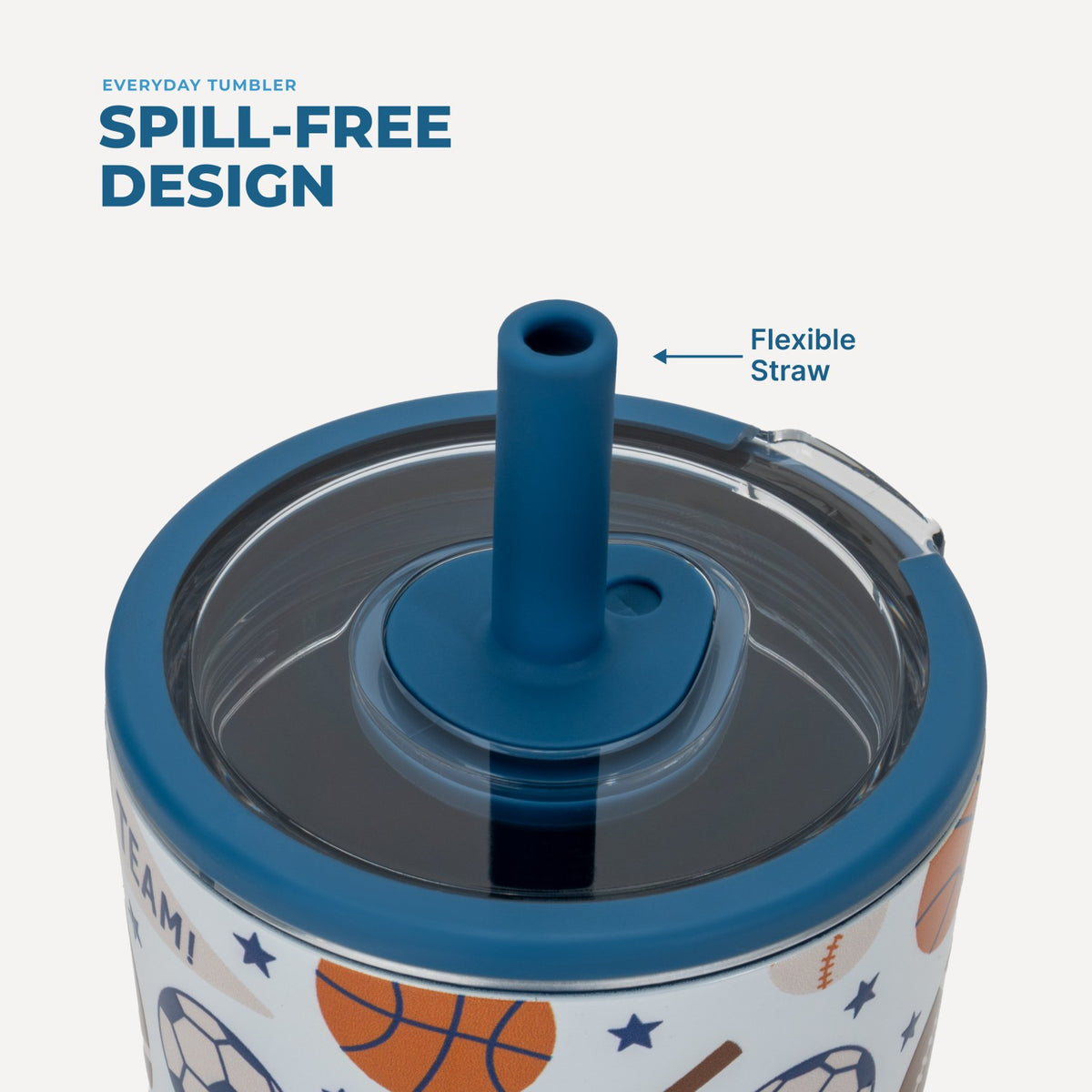 HydroJug | Everyday Tumbler 14oz - Ceramic-Lined Spill-Free Kids Tumbler – All-Stars