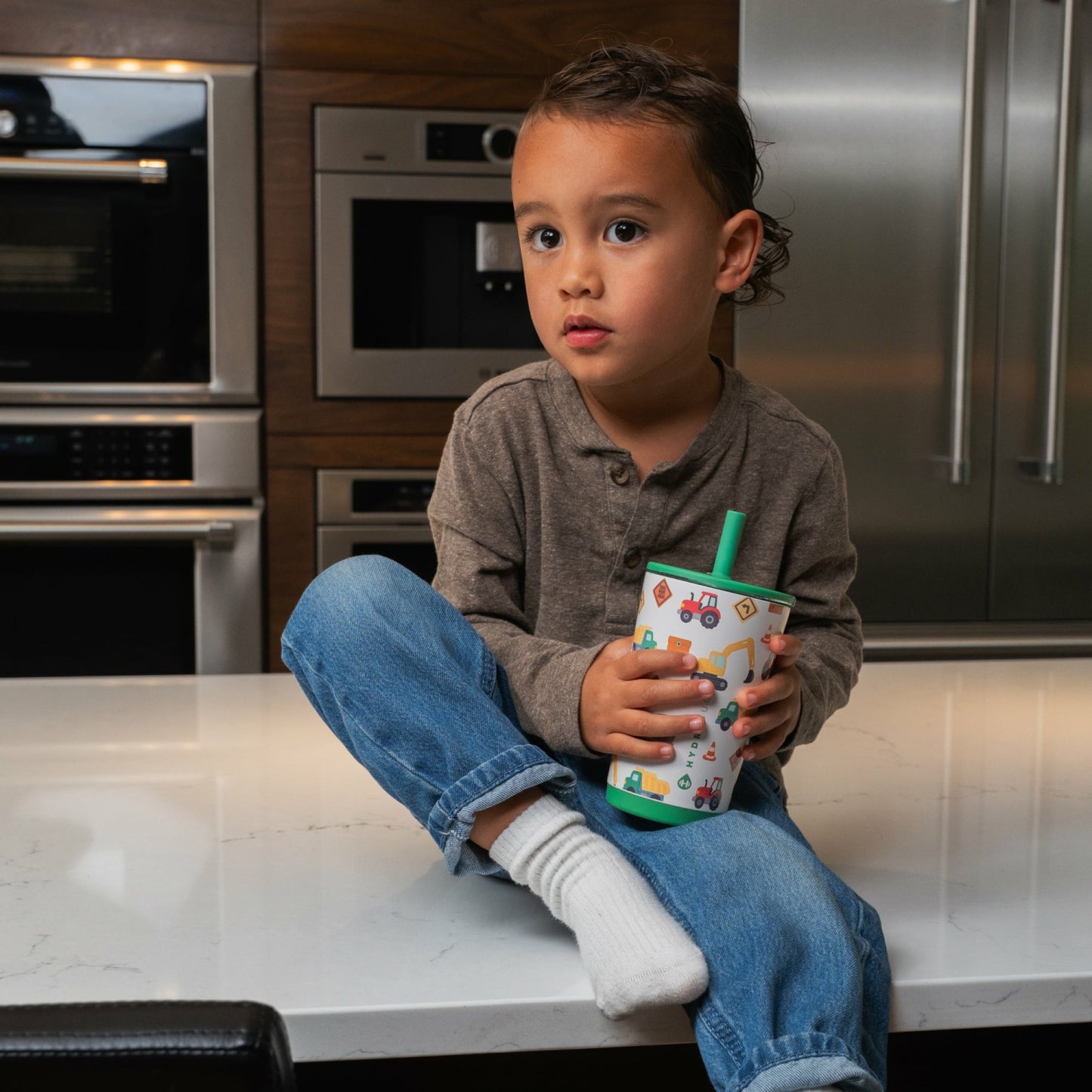 HydroJug | Everyday Tumbler 14oz - Ceramic-Lined Spill-Free Kids Tumbler – Under Construction