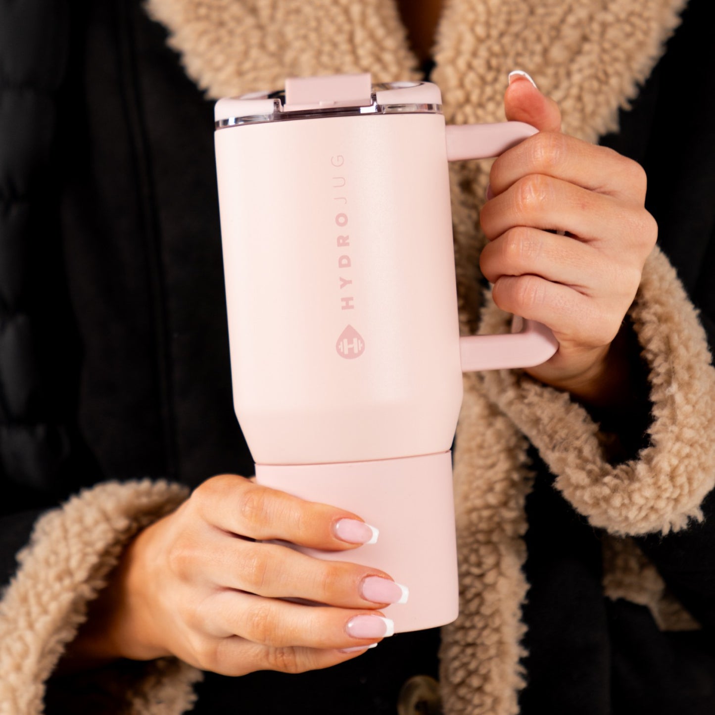 HydroJug | Coffee Traveler 20oz - Ceramic-Lined Insulated Travel Mug – Dusty Rose