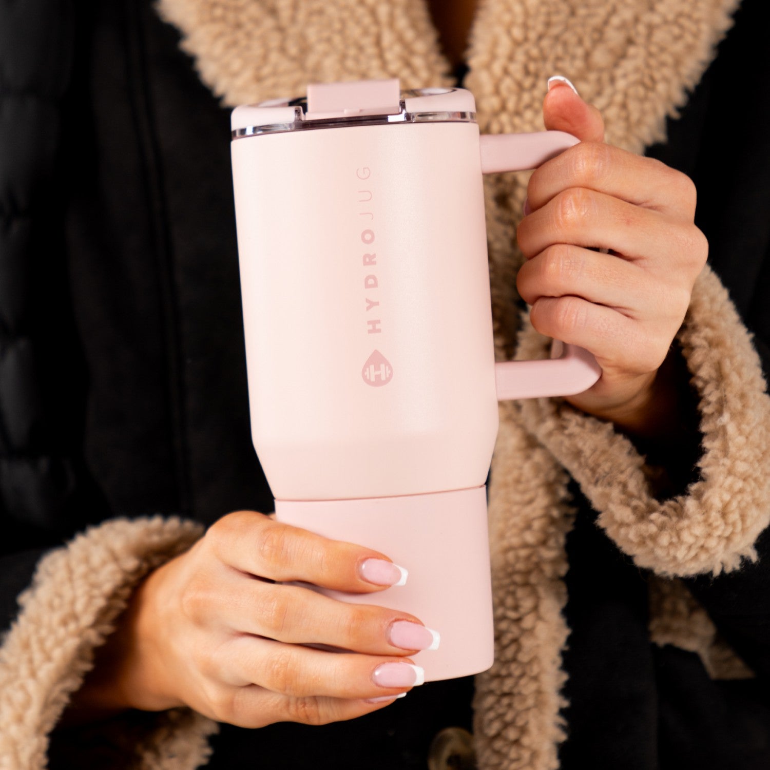 HydroJug | Coffee Traveler 20oz - Ceramic-Lined Insulated Travel Mug – Dusty Rose
