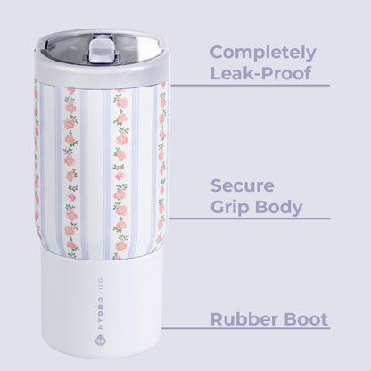 HydroJug | Sport 14oz - Compact Leakproof Kids Water Bottle – Primrose