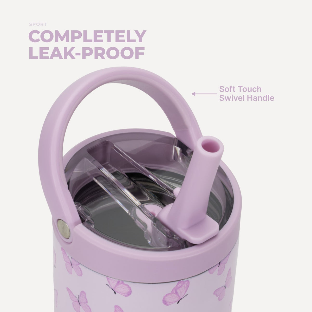 HydroJug | Sport 14oz - Compact Leakproof Kids Water Bottle – Flutter