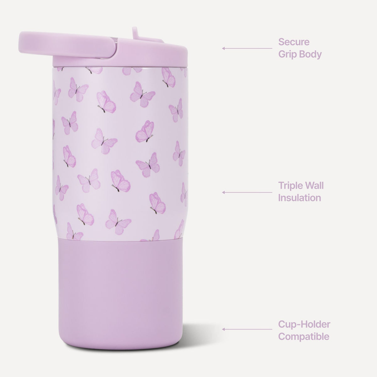 HydroJug | Sport 14oz - Compact Leakproof Kids Water Bottle – Flutter