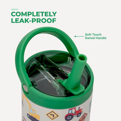 HydroJug | Sport 14oz - Compact Leakproof Kids Water Bottle – Under Construction
