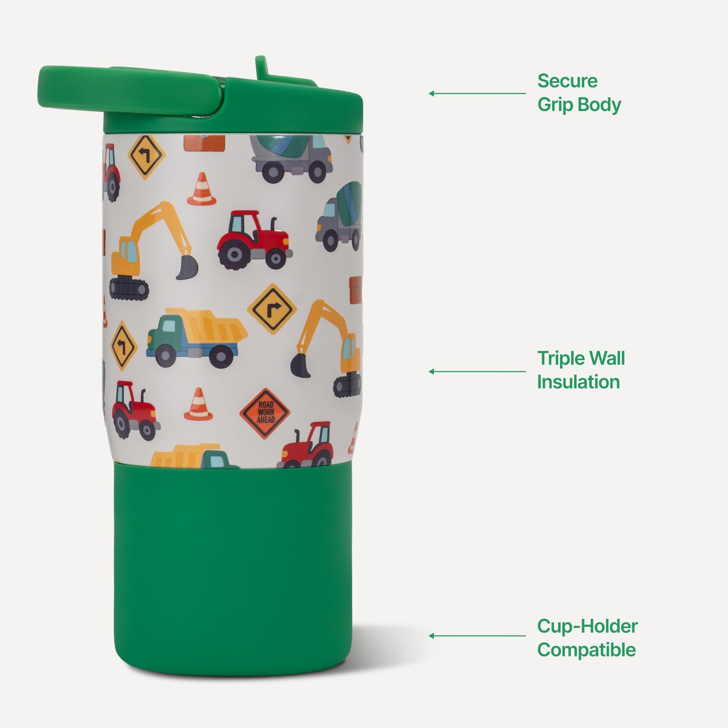 HydroJug | Sport 14oz - Compact Leakproof Kids Water Bottle – Under Construction