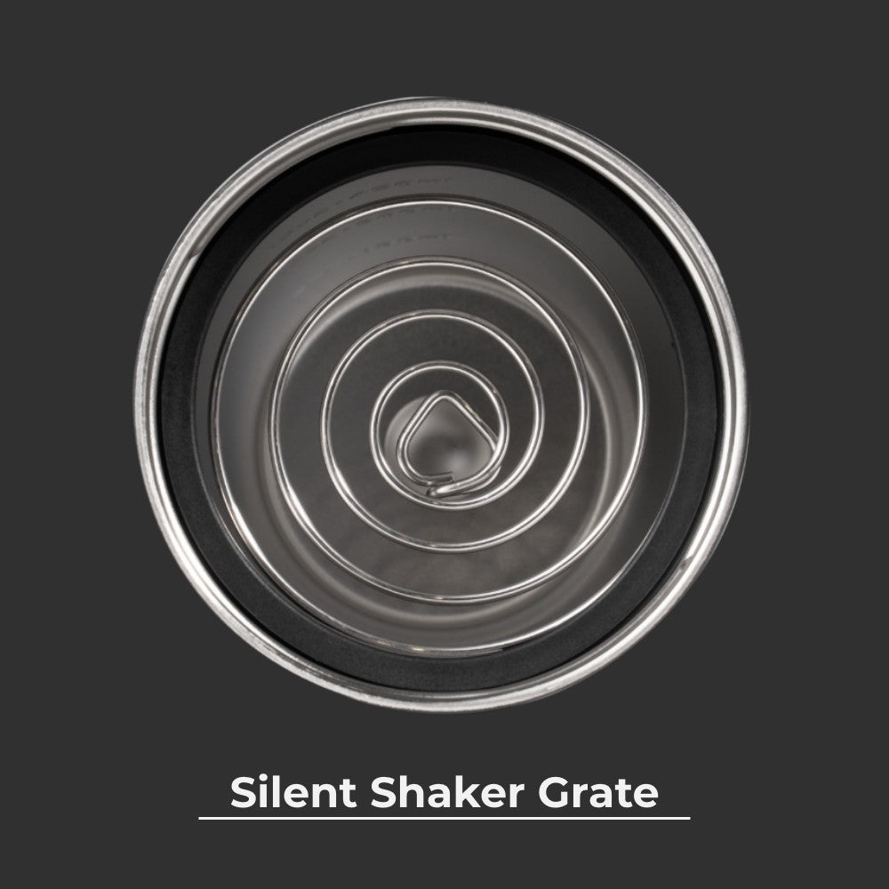 HydroJug | Insulated Shaker 24oz - Stainless Steel Protein Shaker, Silent Grate – Black