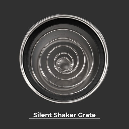 HydroJug | Insulated Shaker 24oz - Stainless Steel Protein Shaker, Silent Grate – Black