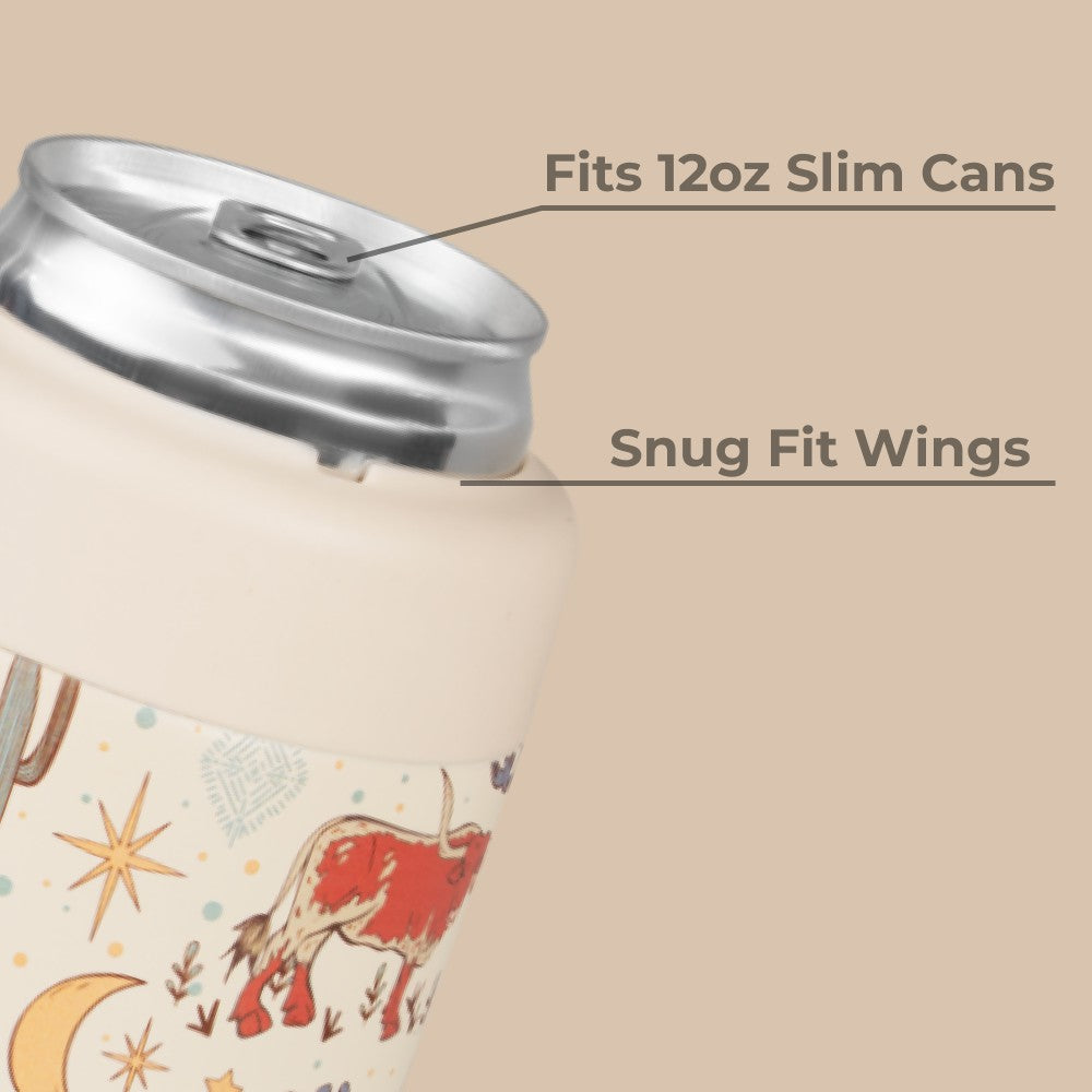 HydroJug | Slim Can Cooler 12oz - Insulated Stainless Steel Skinny Can Holder – Rodeo
