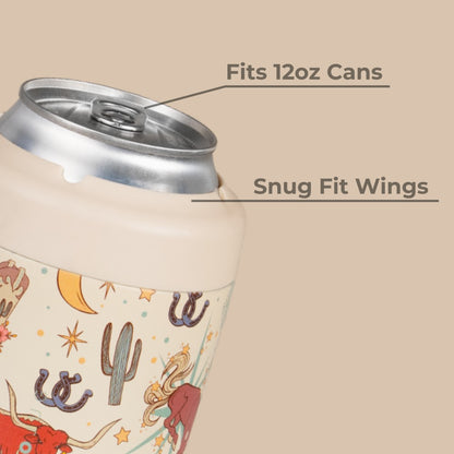 HydroJug | Can Cooler 12oz - 2-in-1 Insulated Standard Can Cooler, Screw-Top Lock – Rodeo
