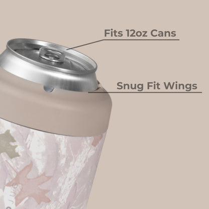 HydroJug | Can Cooler 12oz - 2-in-1 Insulated Standard Can Cooler, Screw-Top Lock – Camo