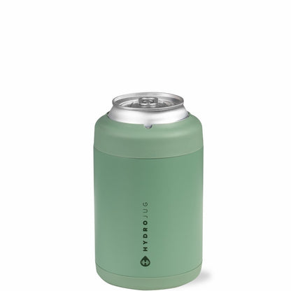 HydroJug | Can Cooler 12oz - 2-in-1 Insulated Standard Can Cooler, Screw-Top Lock – Sage