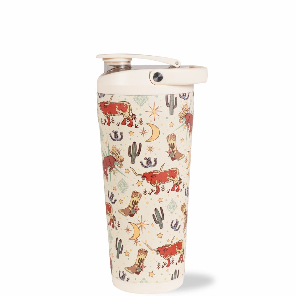 HydroJug | Insulated Shaker 24oz - Stainless Steel Protein Shaker, Silent Grate – Rodeo