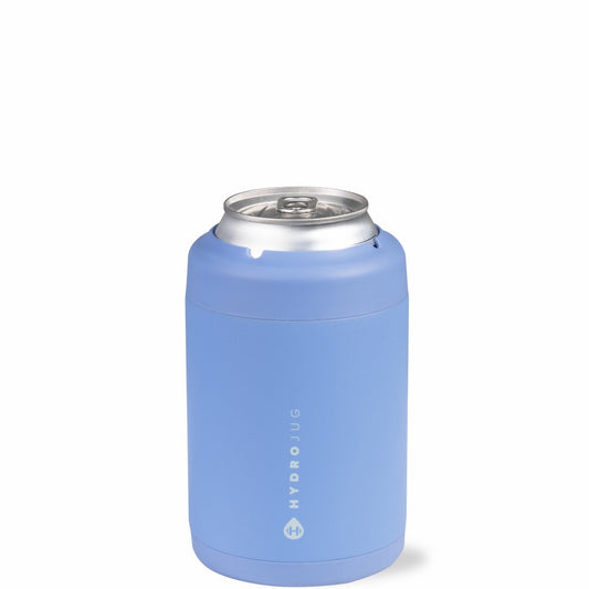HydroJug | Can Cooler 12oz - 2-in-1 Insulated Standard Can Cooler, Screw-Top Lock – Light Blue