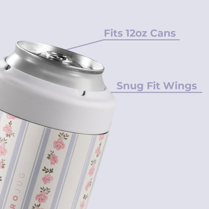 HydroJug | Can Cooler 12oz - 2-in-1 Insulated Standard Can Cooler, Screw-Top Lock – Primrose