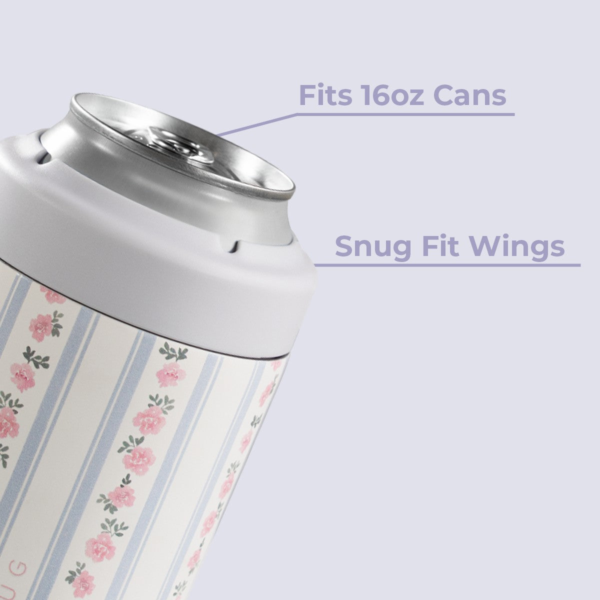 HydroJug | Can Cooler 16oz - 2-in-1 Insulated Tallboy Can Cooler, Screw-Top Lock – Primrose