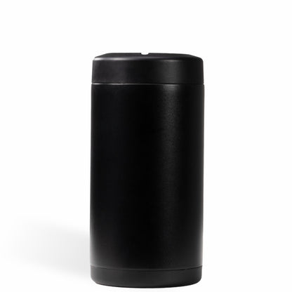 HydroJug | Can Cooler 16oz - 2-in-1 Insulated Tallboy Can Cooler, Screw-Top Lock – Black