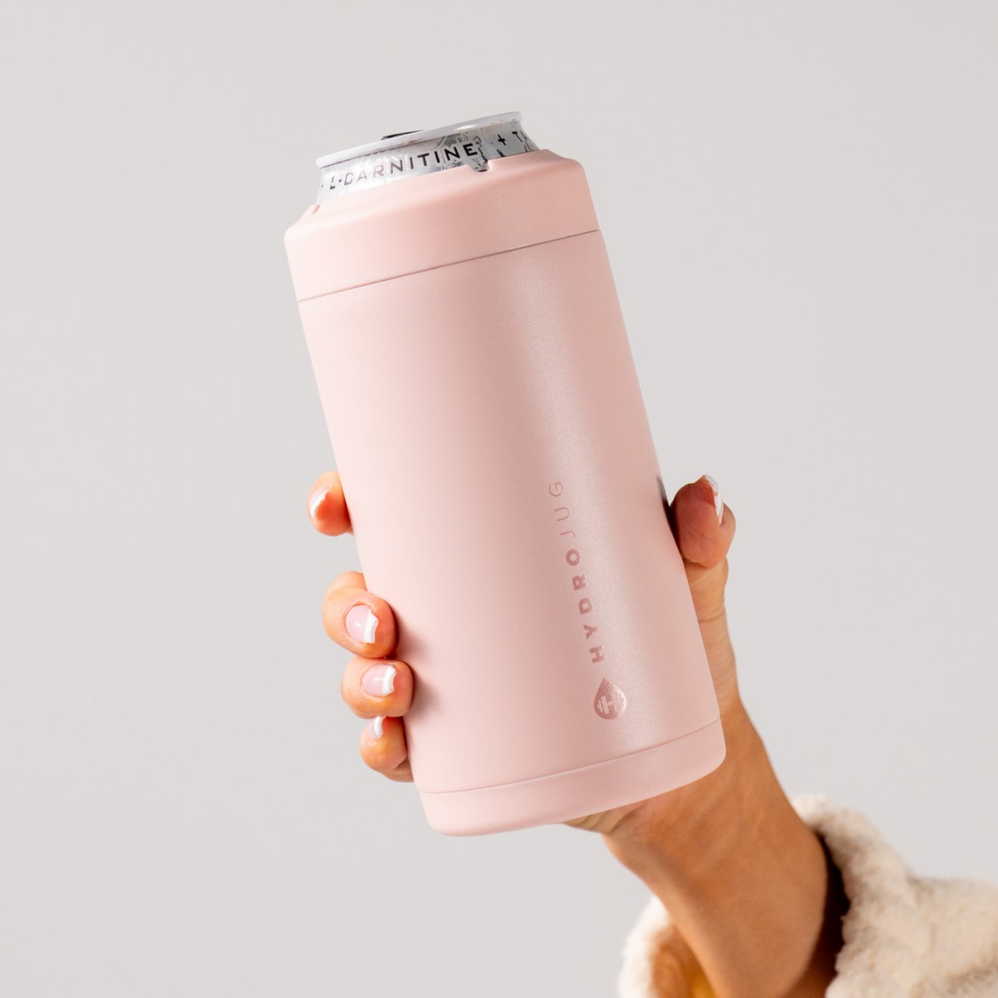 HydroJug | Can Cooler 16oz - 2-in-1 Insulated Tallboy Can Cooler, Screw-Top Lock – Dusty Rose