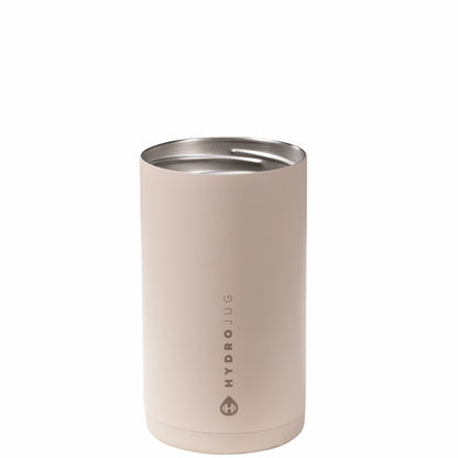 HydroJug | Can Cooler 16oz - 2-in-1 Insulated Tallboy Can Cooler, Screw-Top Lock – Dune