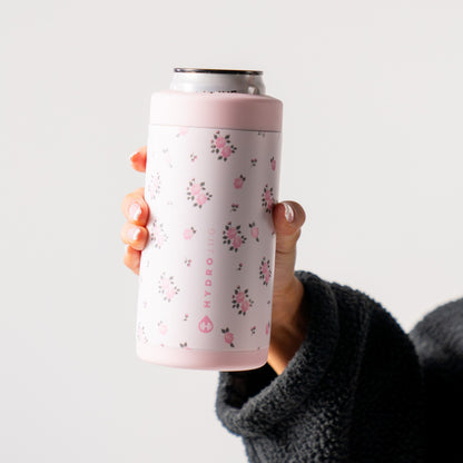 HydroJug | Can Cooler 16oz - 2-in-1 Insulated Tallboy Can Cooler, Screw-Top Lock – Wildrose