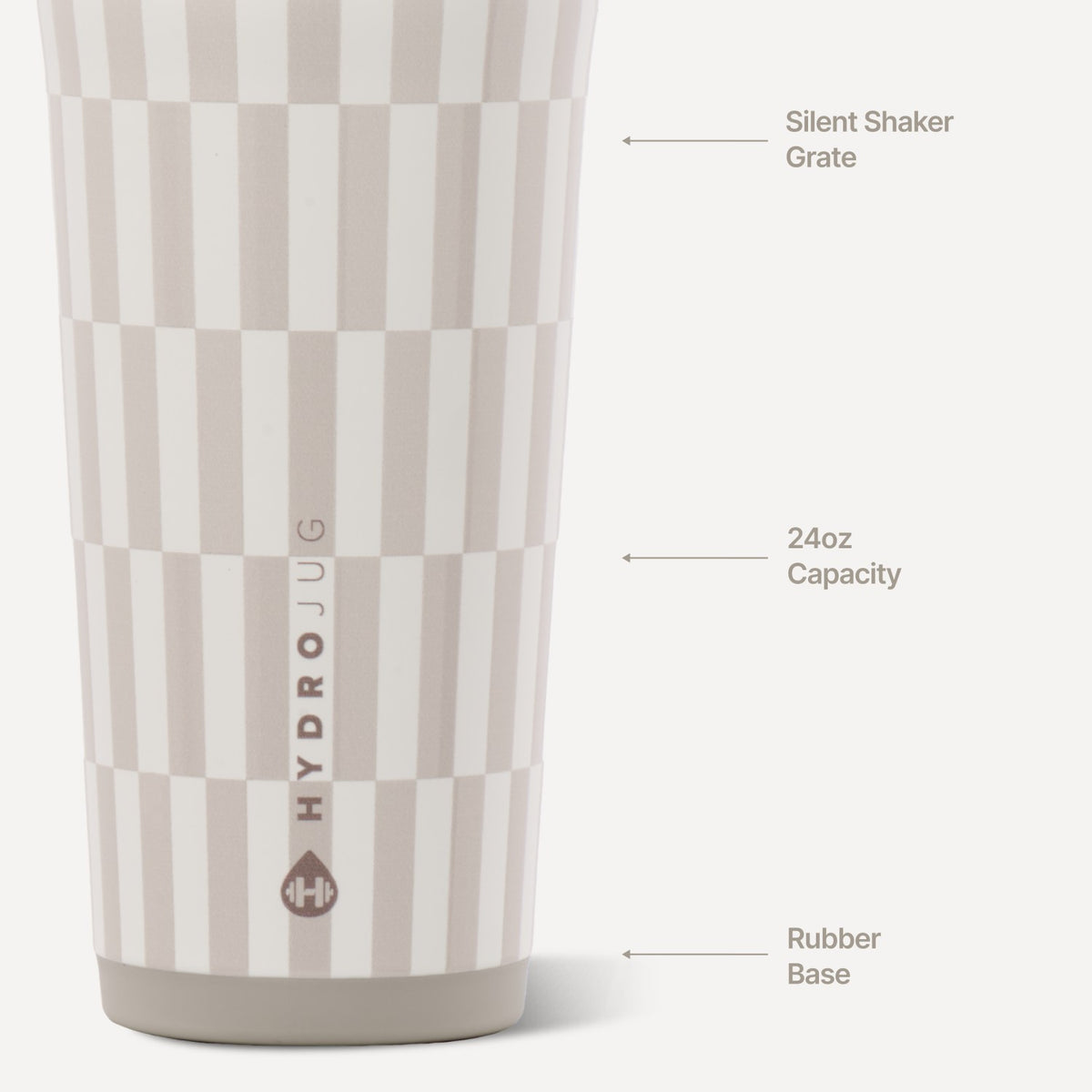 HydroJug | Insulated Shaker 24oz - Latte