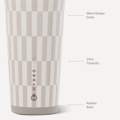 HydroJug | Insulated Shaker 24oz - Latte