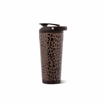 HydroJug | Insulated Shaker 24oz - Brown Leopard