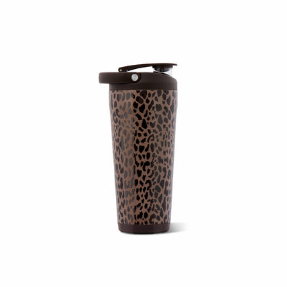 HydroJug | Insulated Shaker 24oz - Brown Leopard