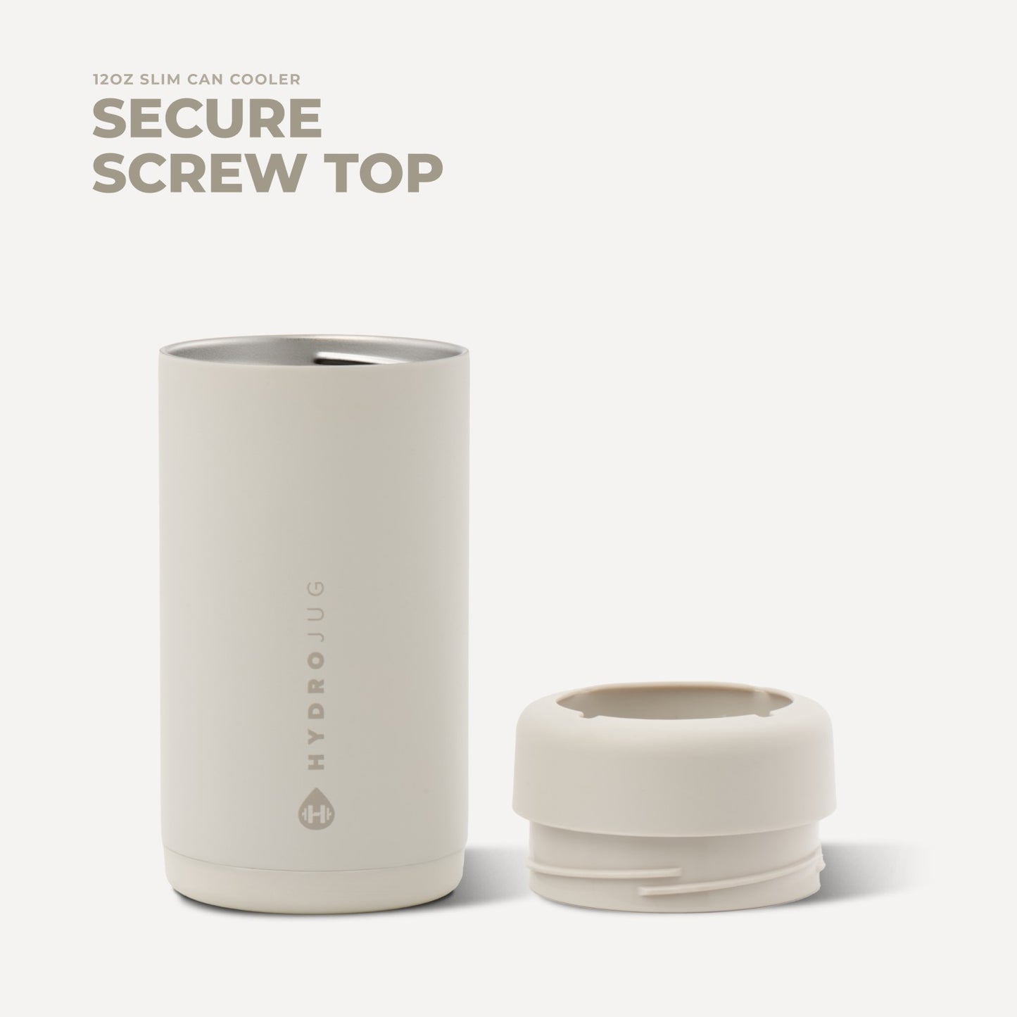 HydroJug | Slim Can Cooler 12oz - Linen