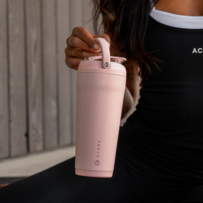 HydroJug | Insulated Shaker 24oz - Dusty Rose