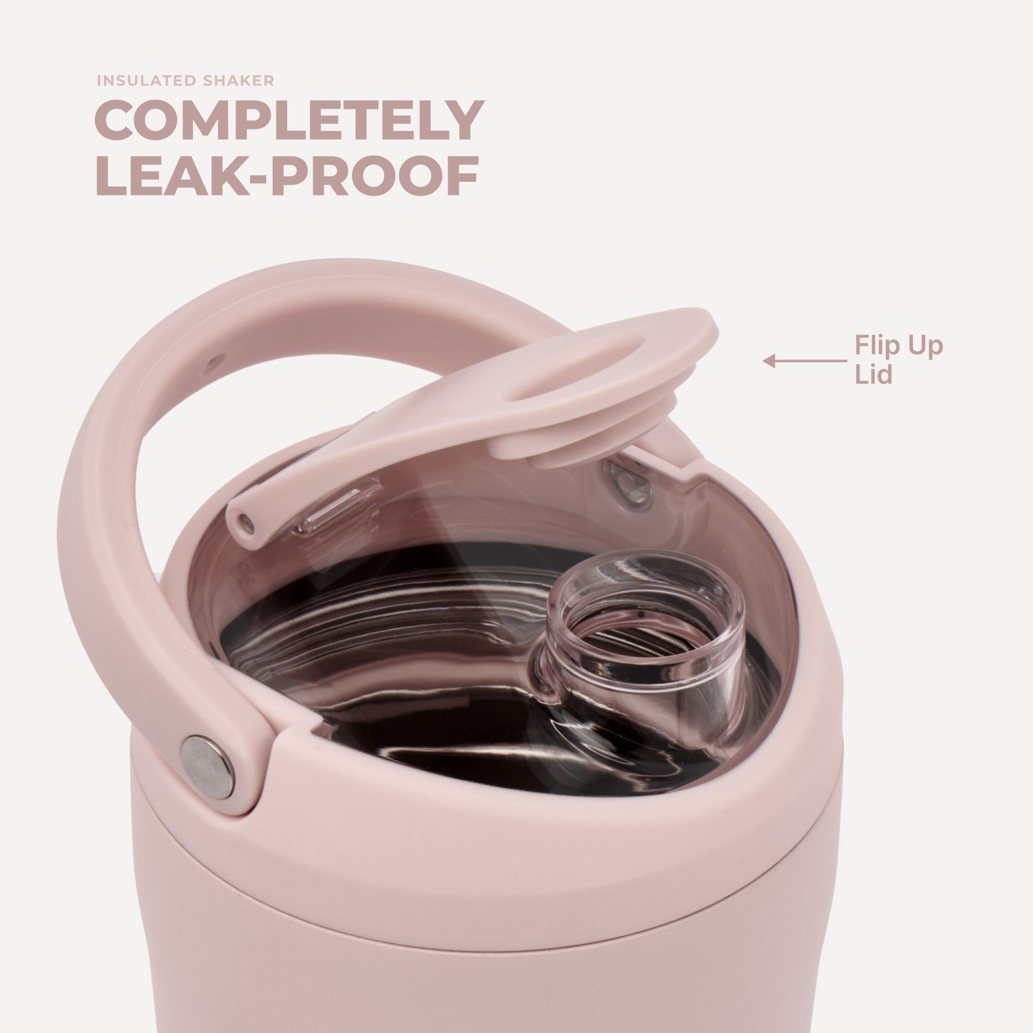 HydroJug | Insulated Shaker 24oz - Dusty Rose