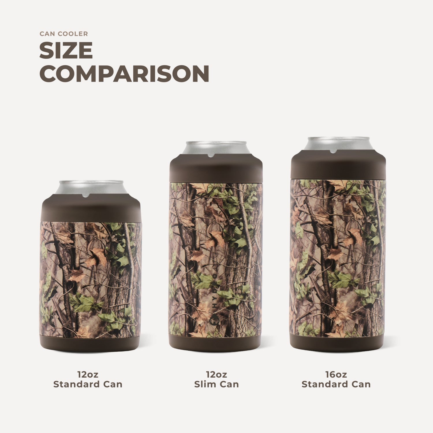 HydroJug | Slim Can Cooler 12oz - Woodland
