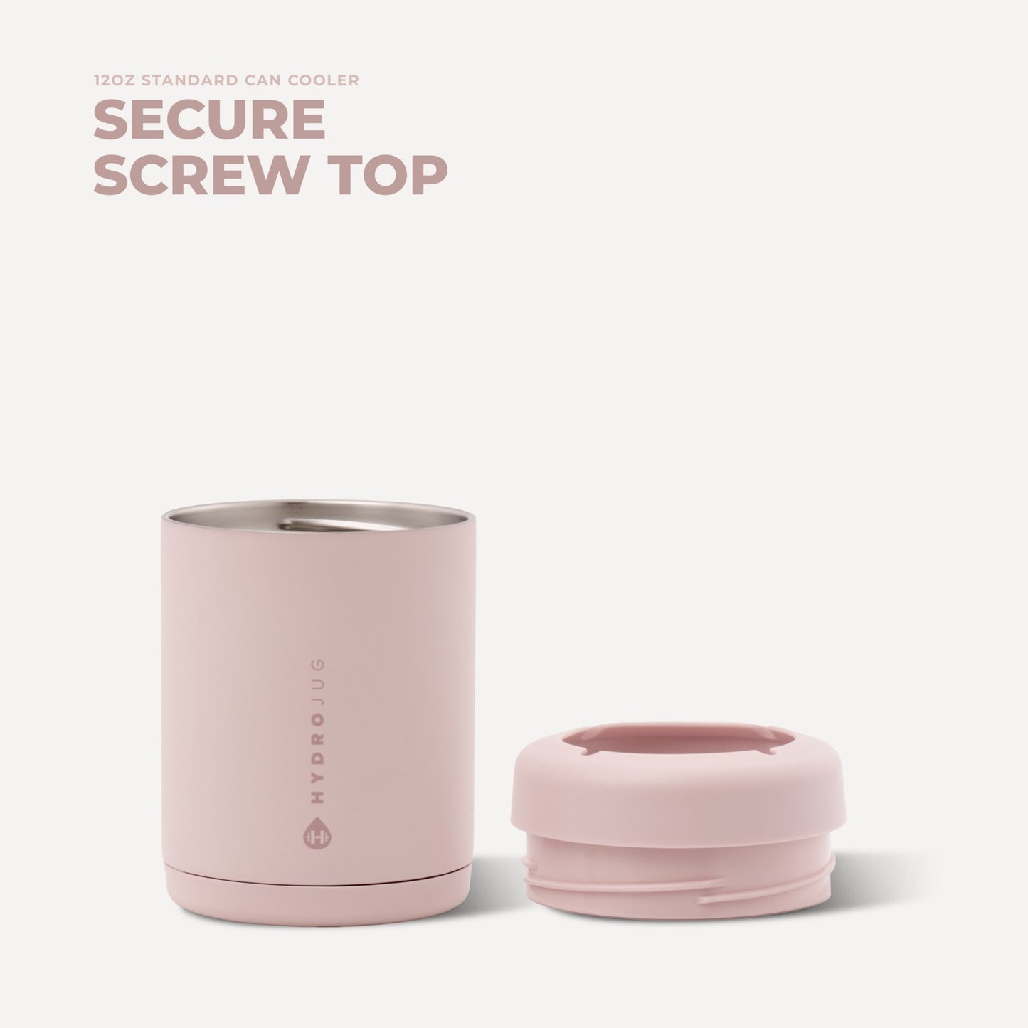HydroJug | Standard Can Cooler 12oz - Dusty Rose