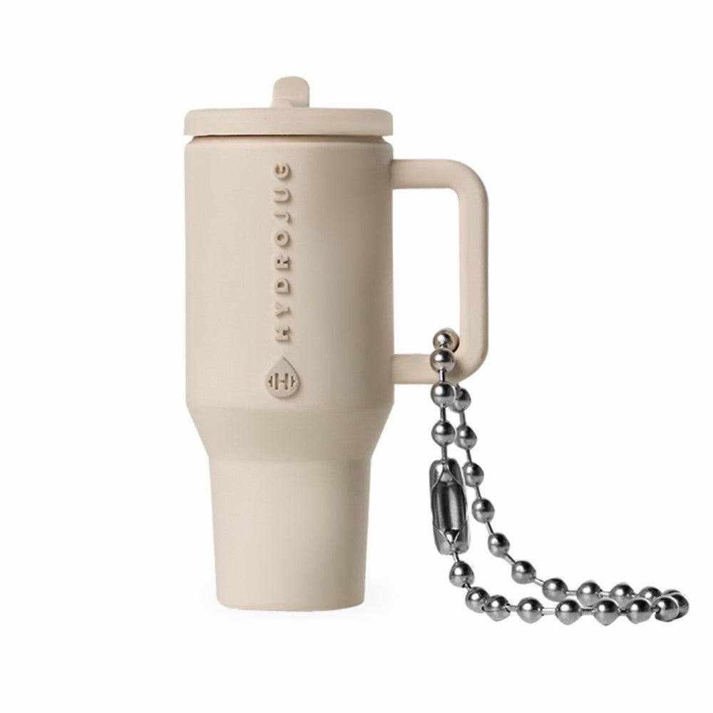 HydroJug | Traveler Keychain - Silicone Mini Traveler, Metal Chain