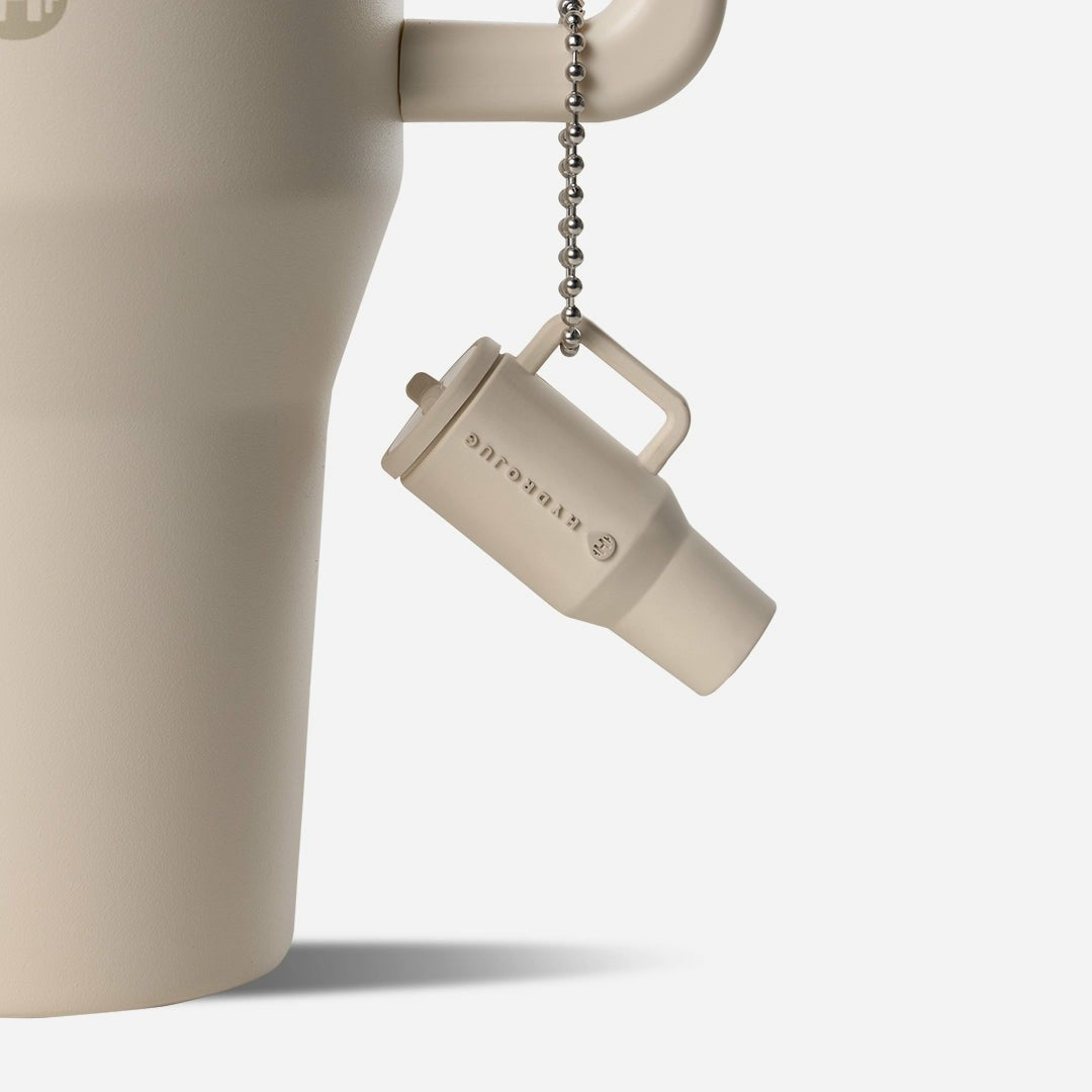 HydroJug | Traveler Keychain - Silicone Mini Traveler, Metal Chain
