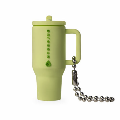 HydroJug | Traveler Keychain - Silicone Mini Traveler, Metal Chain
