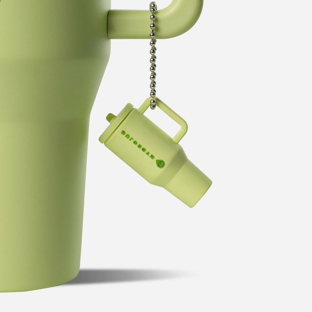 HydroJug | Traveler Keychain - Silicone Mini Traveler, Metal Chain