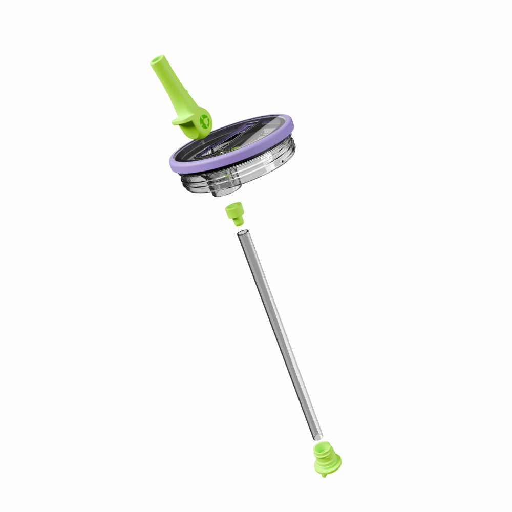 HydroJug | Removable Traveler Lid 40oz - Easy-Clean Flip Straw, Leakproof