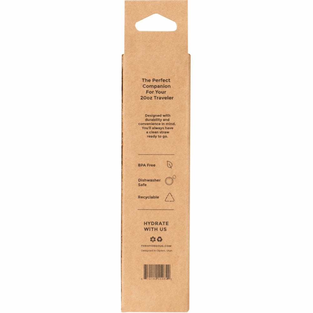 HydroJug | Traveler 20oz Straw Pack - 4 Replacement Straws, BPA-Free