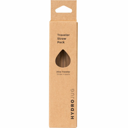 HydroJug | Traveler 20oz Straw Pack - 4 Replacement Straws, BPA-Free