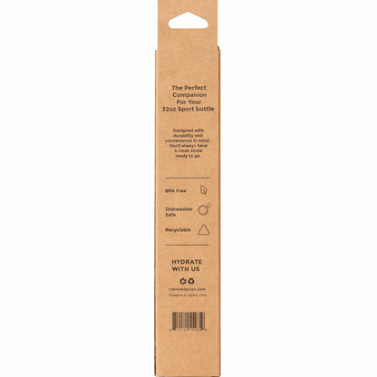 HydroJug | Sport 32oz Straw Pack - 4 Replacement Straws, BPA-Free