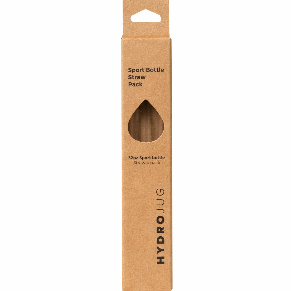 HydroJug | Sport 32oz Straw Pack - 4 Replacement Straws, BPA-Free