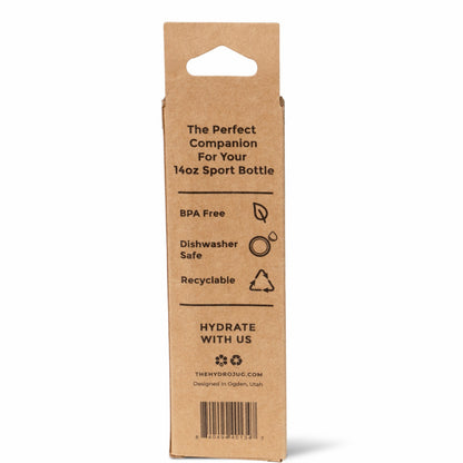 HydroJug | Sport 14oz Straw Pack - 4 Replacement Straws, BPA-Free
