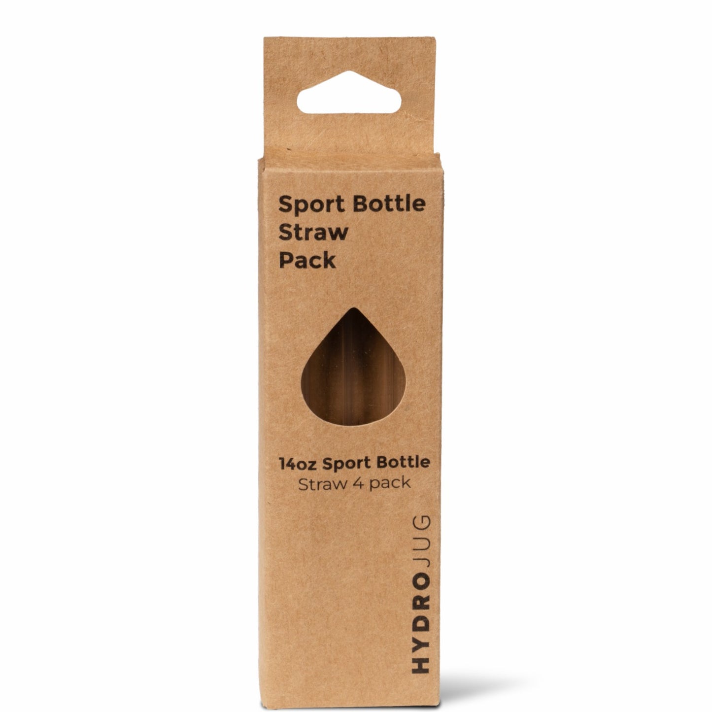 HydroJug | Sport 14oz Straw Pack - 4 Replacement Straws, BPA-Free